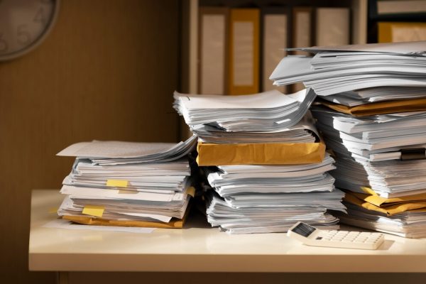 still-life-documents-stack_23-2151088809